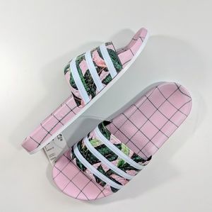 adidas floral sandals